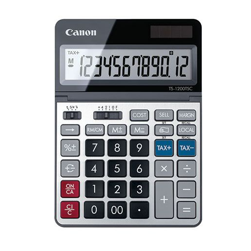 Calculatrice de bureau ts-1200TSC à 12 chiffres