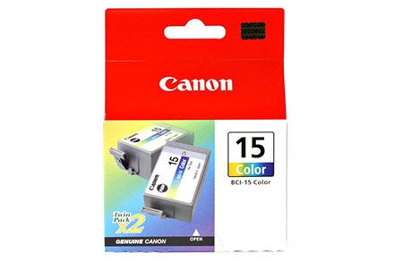 Image of Canon BCI-15 Colour Twin Ink Cartridge